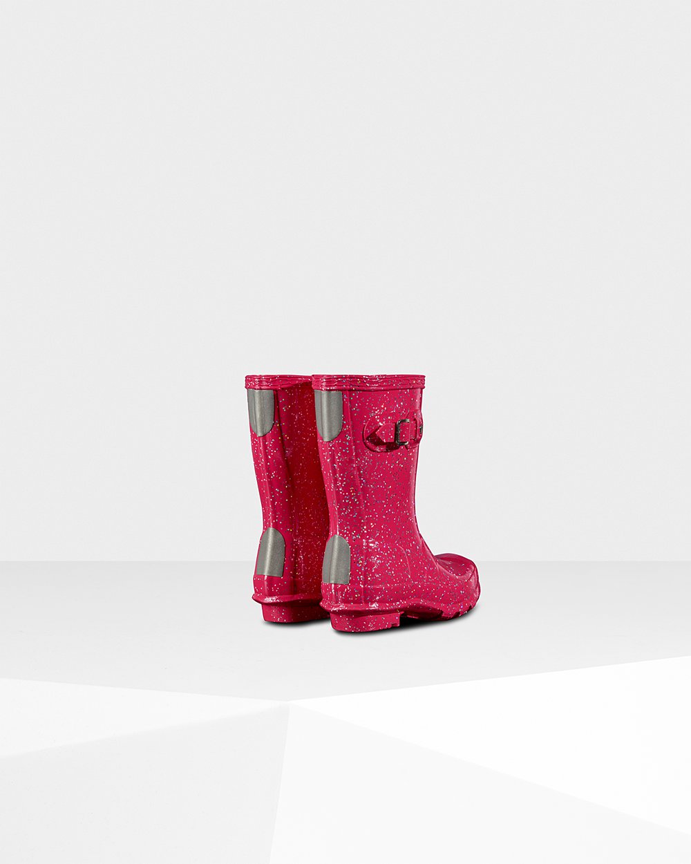 Kids Hunter Original Little Giant Glitter | Rain Boots Pink | NZ-63942-VPWK